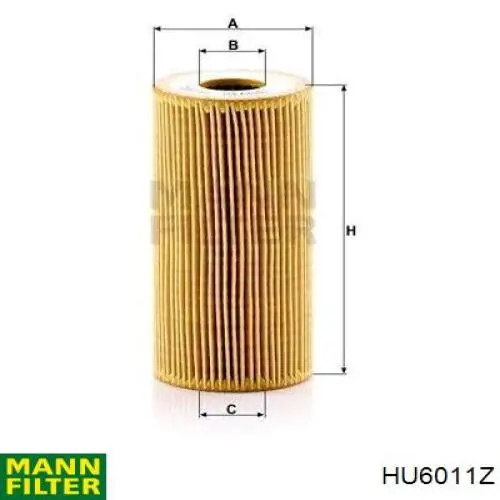 Купити HU6011Z Mann-Filter Фільтр очищення масла відцентровий