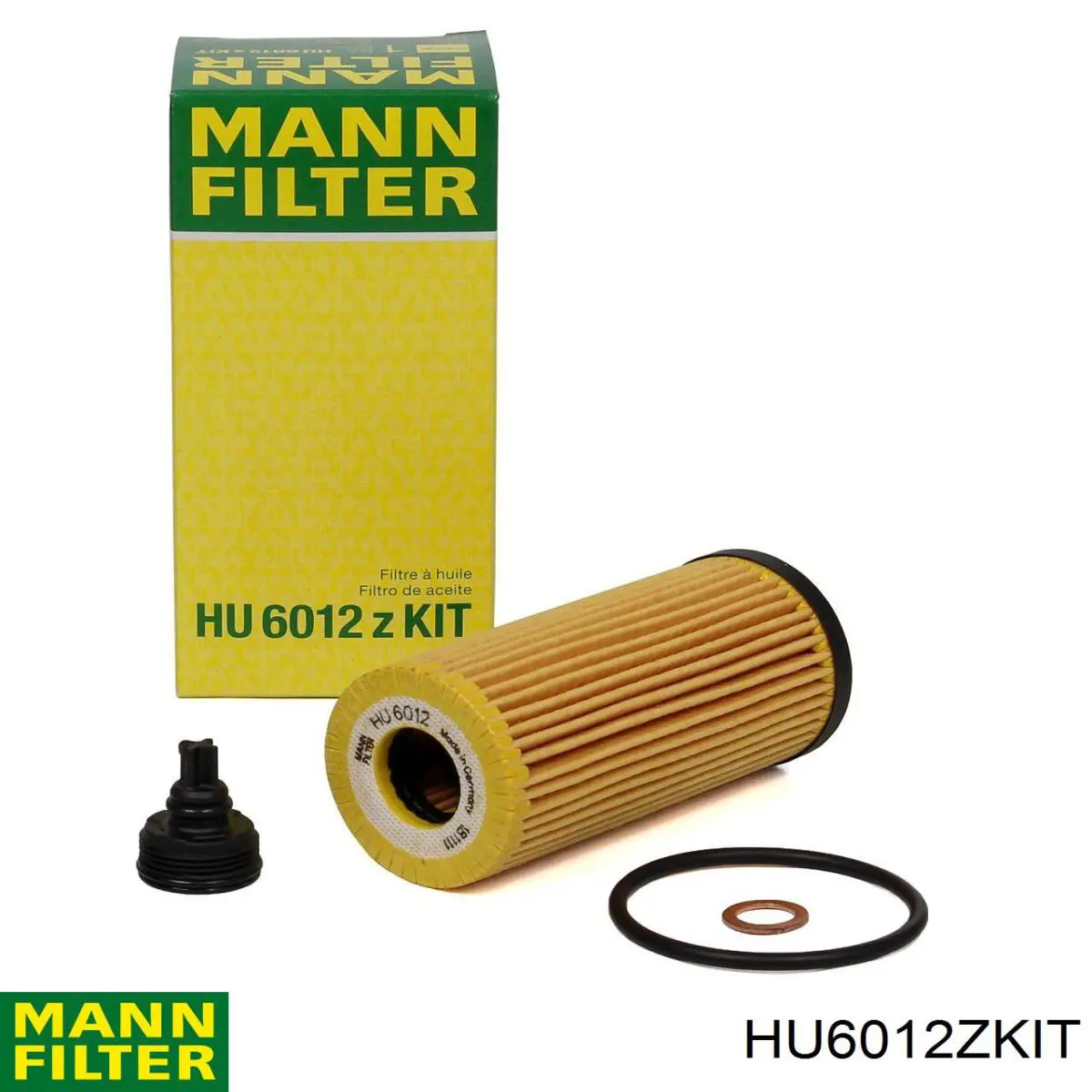 Масляний фільтр двигуна Mann-Filter HU6012ZKIT ціна, від 15.20 USD