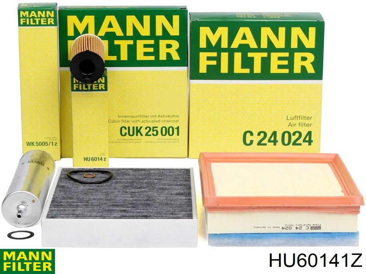 HU60141Z Mann-Filter фільтр масляний