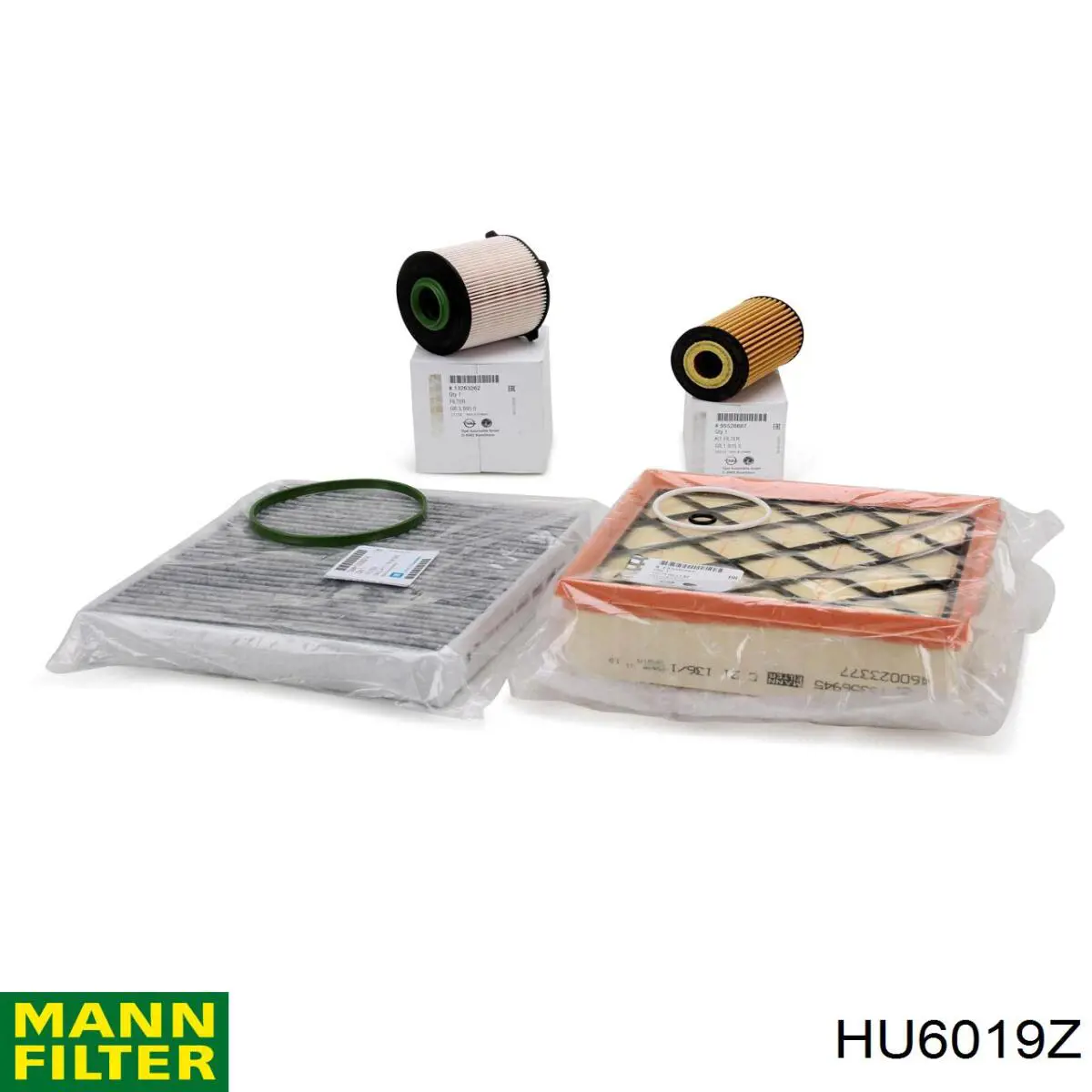 HU6019Z Mann-Filter фільтр масляний