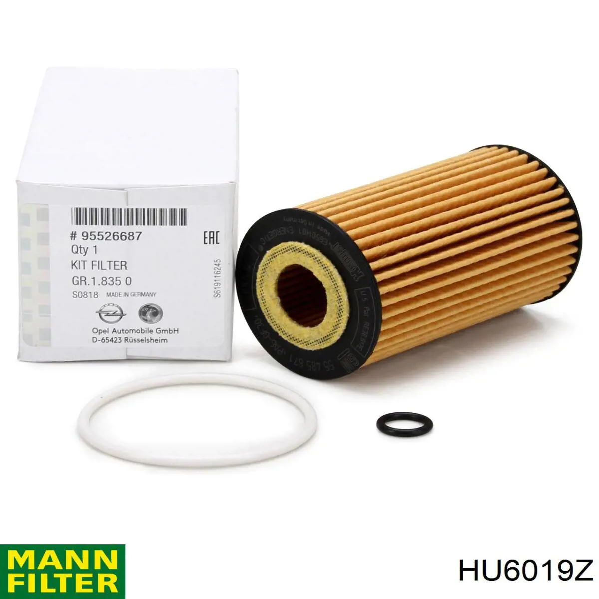 Масляний фільтр двигуна Mann-Filter HU6019Z ціна, від 19.63 USD