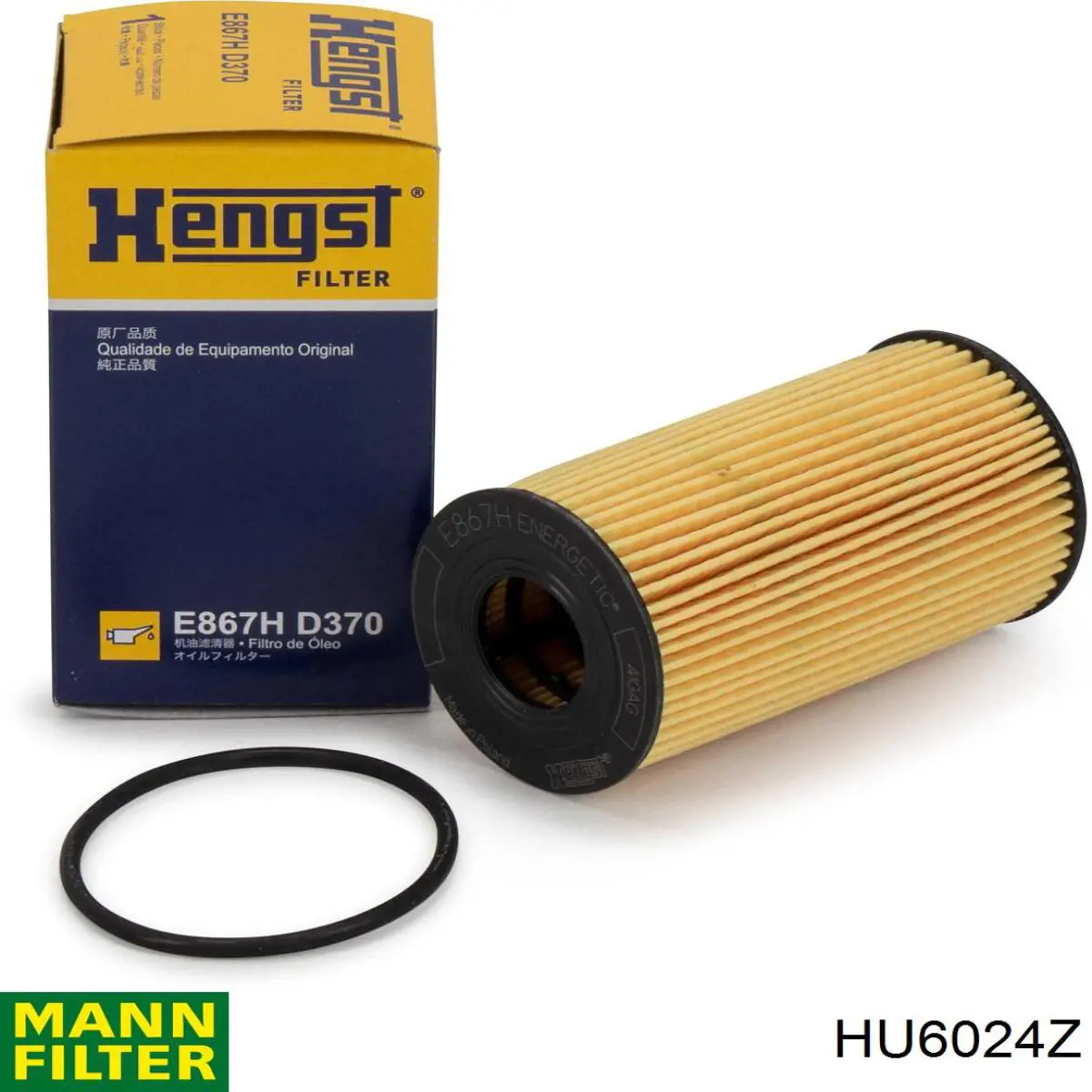 Масляний фільтр двигуна Mann-Filter HU6024Z ціна, від 10.95 USD