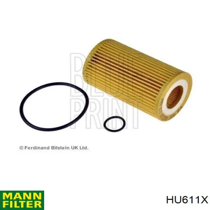 HU611X Mann-Filter фільтр масляний