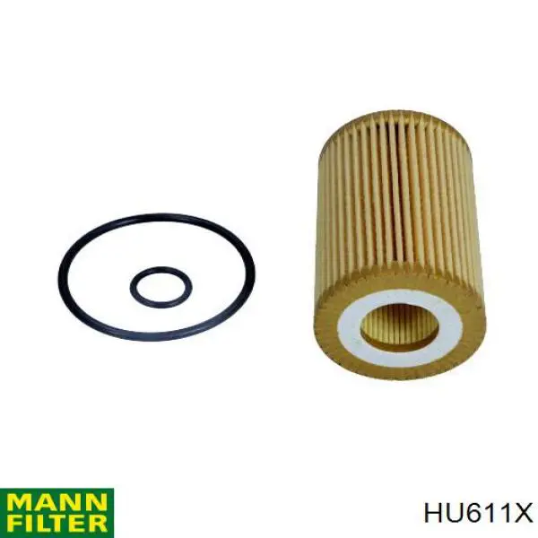 Масляний фільтр HU611X Mann-Filter