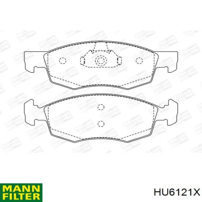 Масляний фільтр HU6121X Mann-Filter