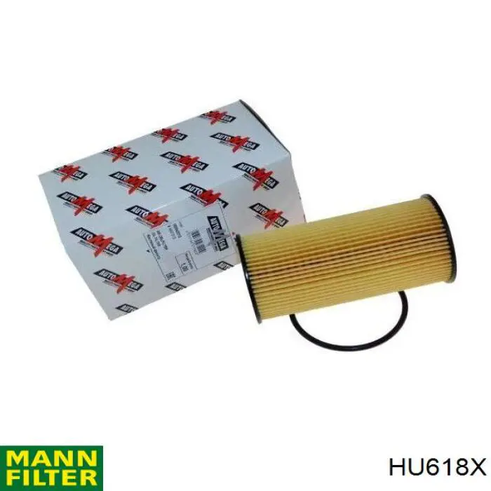 Масляний фільтр двигуна Mann-Filter HU618X ціна, від 7.55 USD