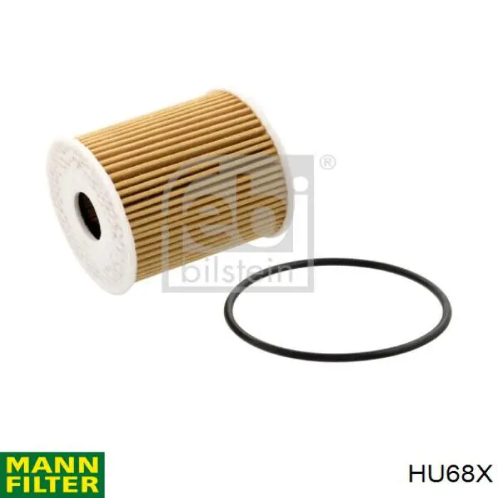 Масляний фільтр HU68X Mann-Filter