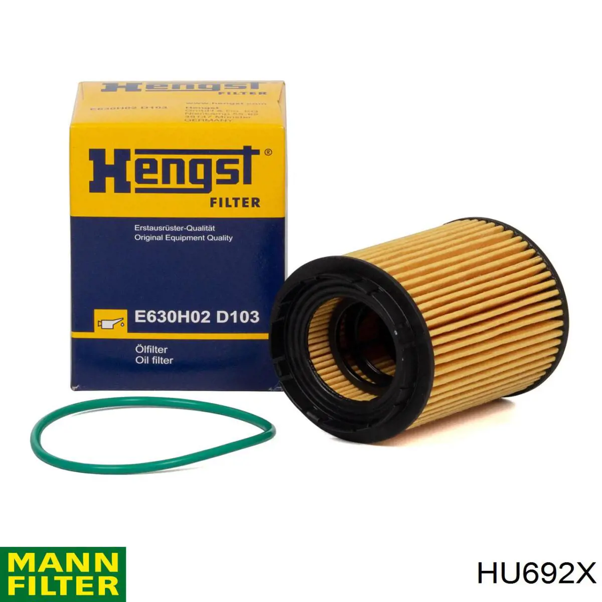 Масляний фільтр двигуна Mann-Filter HU692X ціна, від 4.45 USD