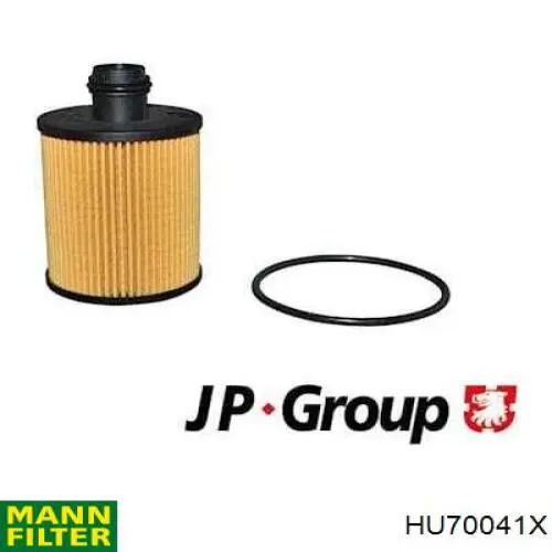 Масляний фільтр двигуна Mann-Filter HU70041X ціна, від 17.28 USD