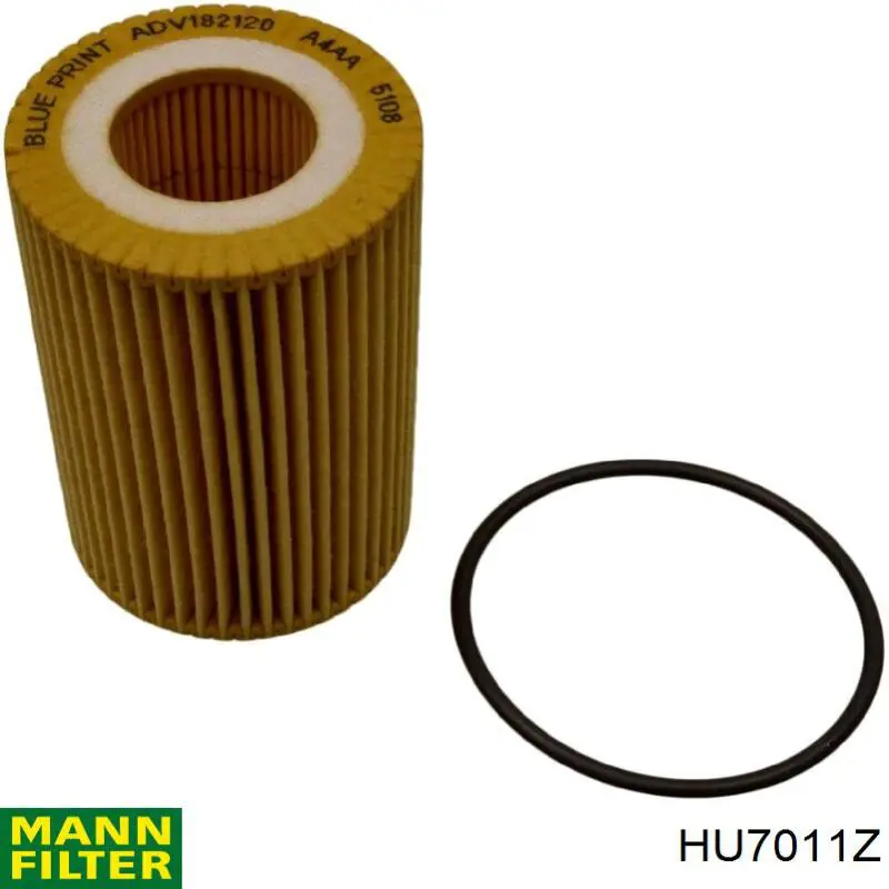 HU7011Z Mann-Filter фільтр масляний