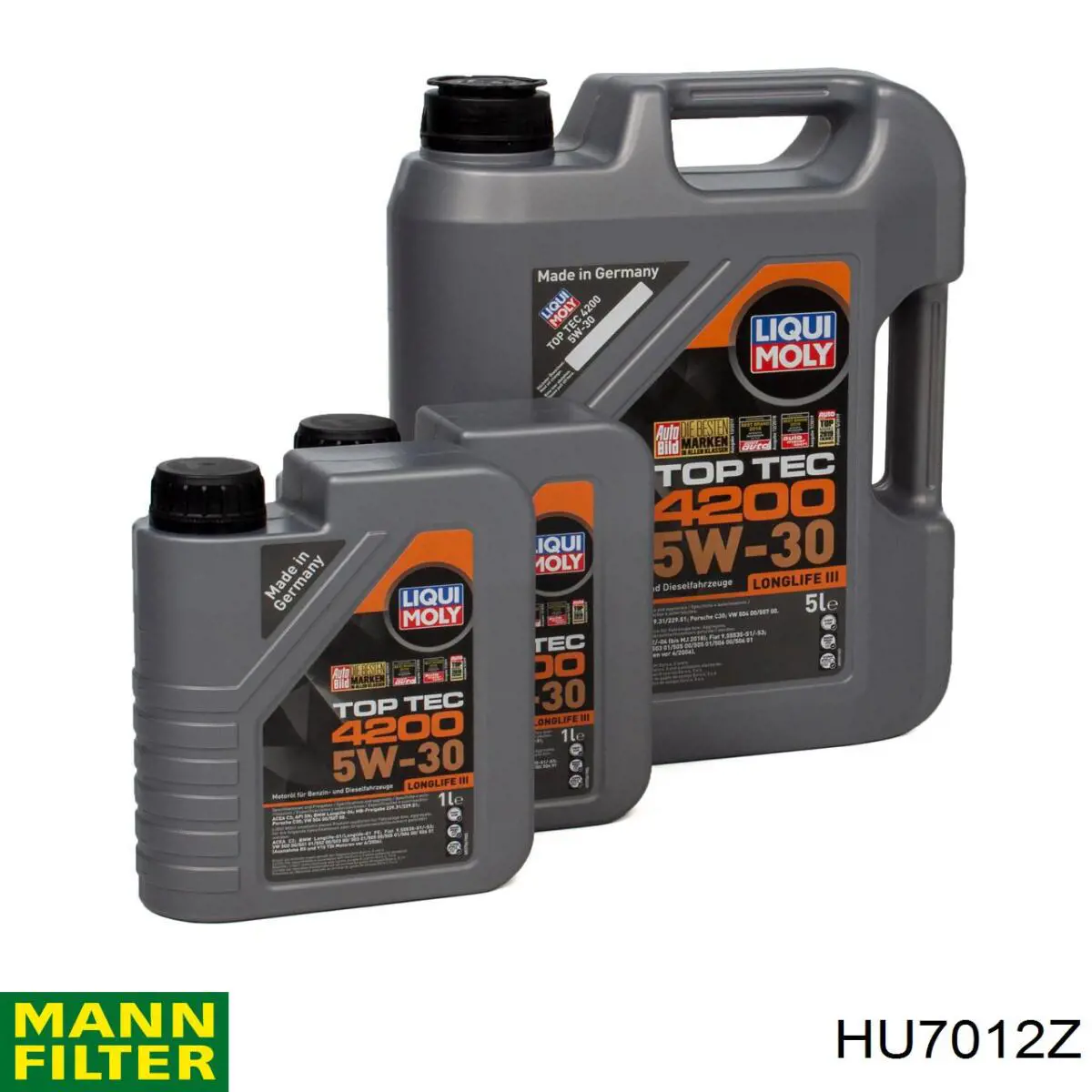 Масляний фільтр двигуна Mann-Filter HU7012Z ціна, від 13.37 USD