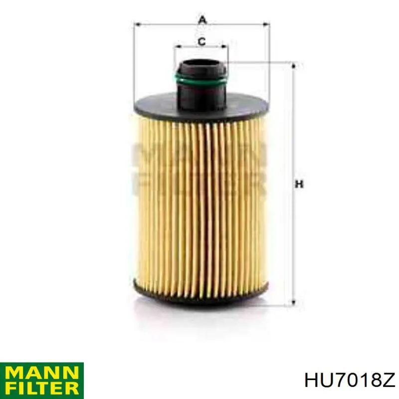HU7018Z Mann-Filter фільтр масляний