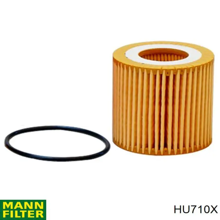 Масляний фільтр двигуна Mann-Filter HU710X ціна, від 7.57 USD