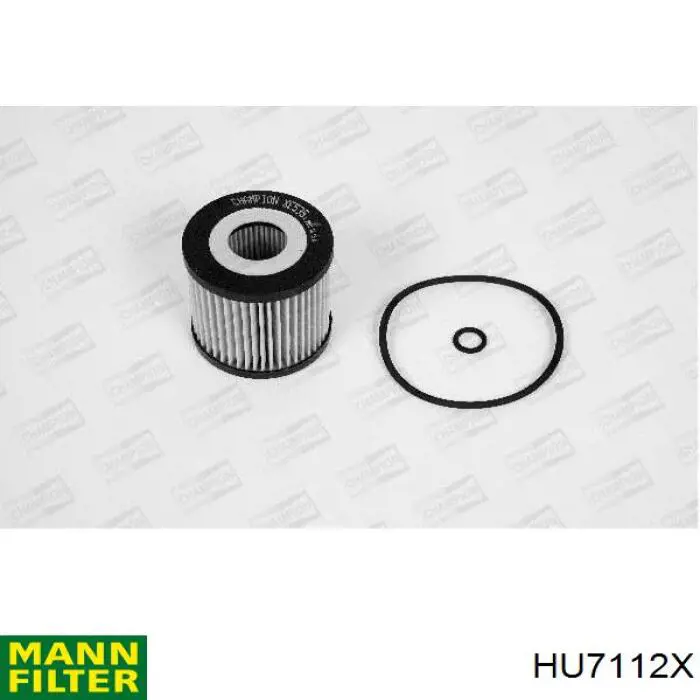 HU7112X Mann-Filter Фільтр масла