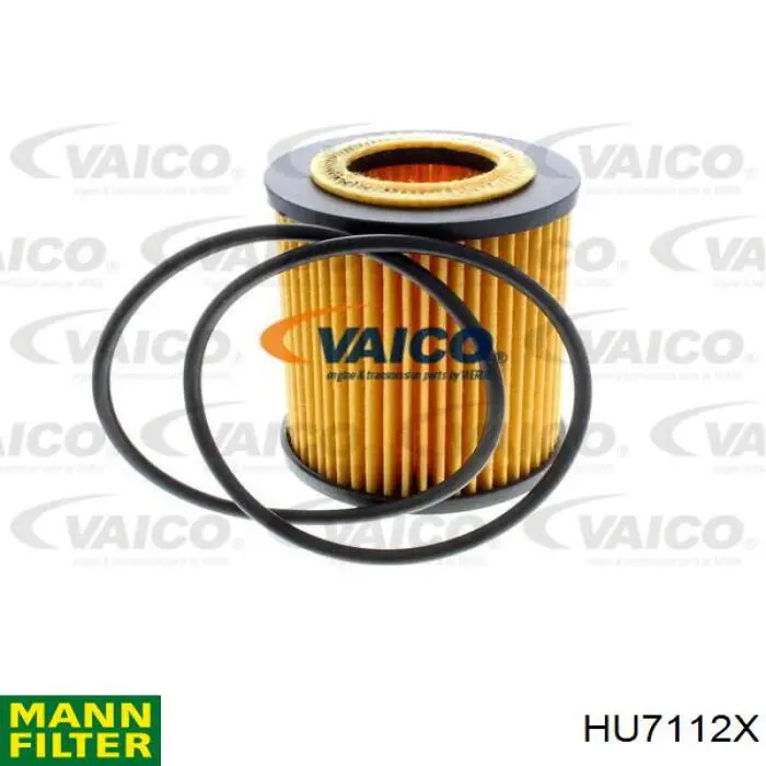 Масляний фільтр двигуна Mann-Filter HU7112X ціна, від 8.69 USD