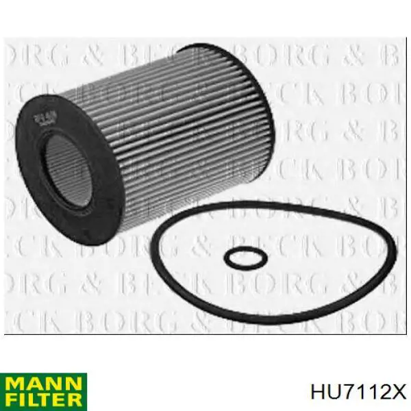 HU7112X Mann-Filter Фільтр масла