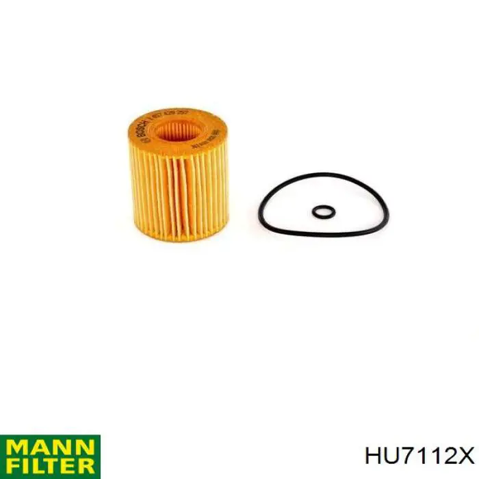 Масляний фільтр двигуна Mann-Filter HU7112X ціна, від 8.69 USD