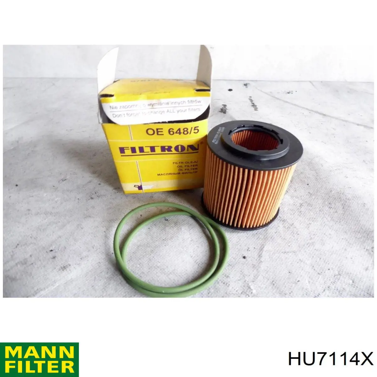 Купити HU7114X Mann-Filter Фільтр очищення масла відцентровий