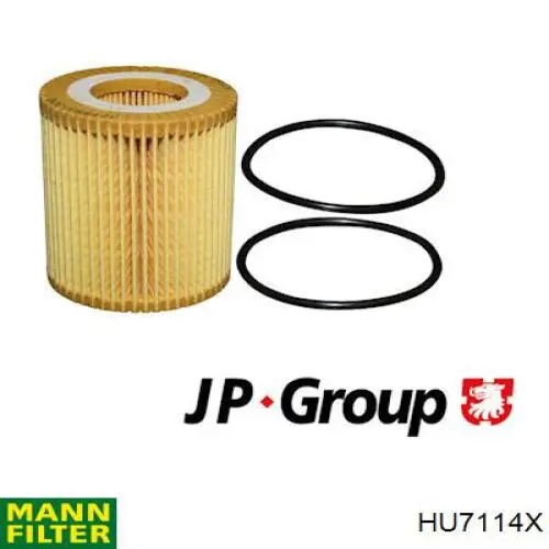 Фільтр масляний Mann-Filter HU7114X