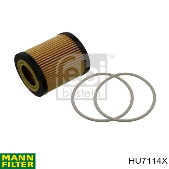 HU7114X Mann-Filter фільтр масляний