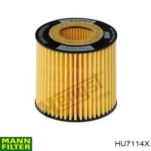 Масляний фільтр двигуна Mann-Filter HU7114X ціна, від 8.70 USD