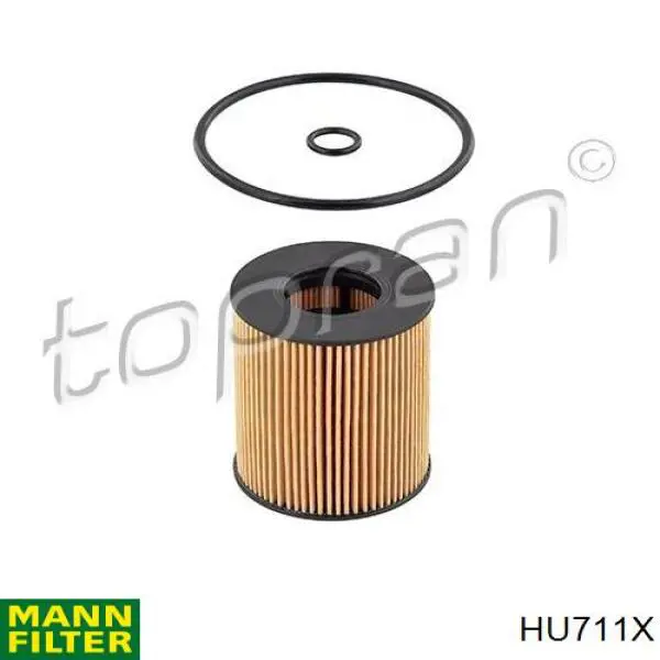 Купити HU711X Mann-Filter Фільтр очищення масла відцентровий