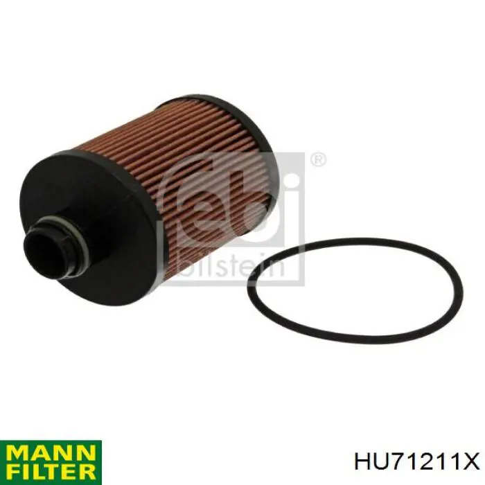 Масляний фільтр двигуна Mann-Filter HU71211X ціна, від 7.19 USD
