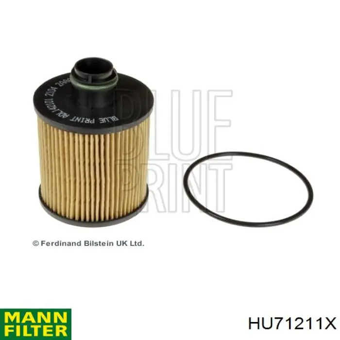 Масляний фільтр HU71211X Mann-Filter