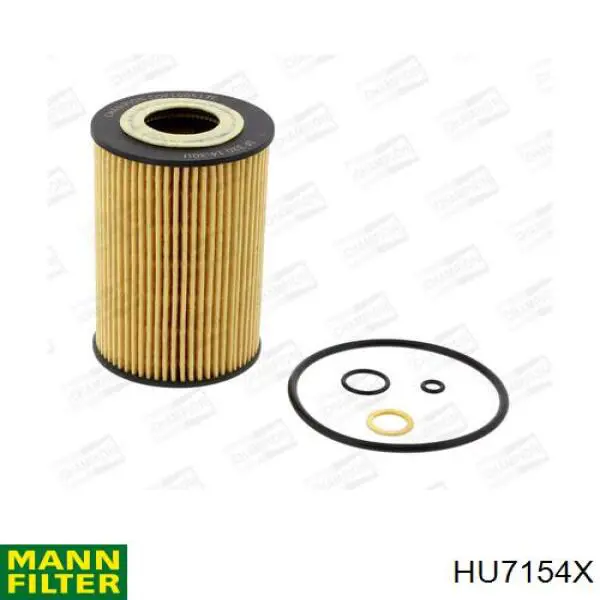 HU7154X Mann-Filter Фільтр масла