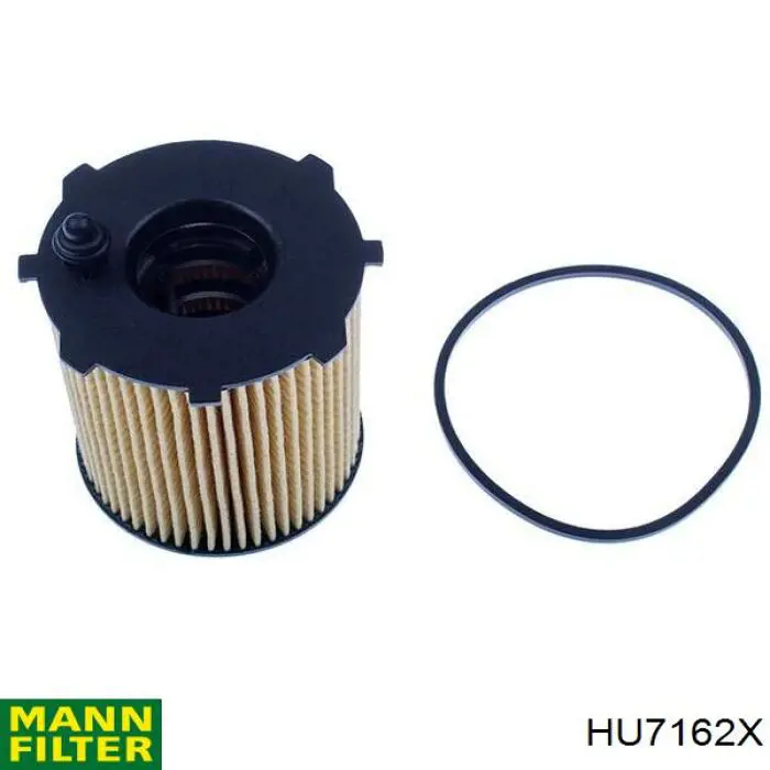 Масляний фільтр двигуна Mann-Filter HU7162X ціна, від 7.15 USD