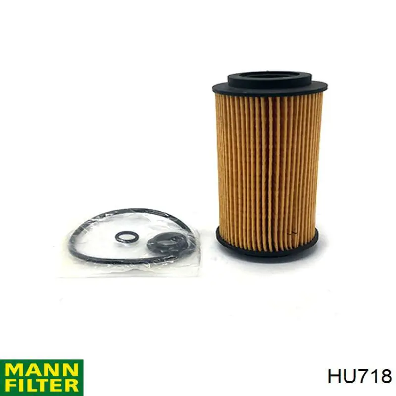 Масляний фільтр двигуна Mann-Filter HU718 ціна, від 3.80 USD