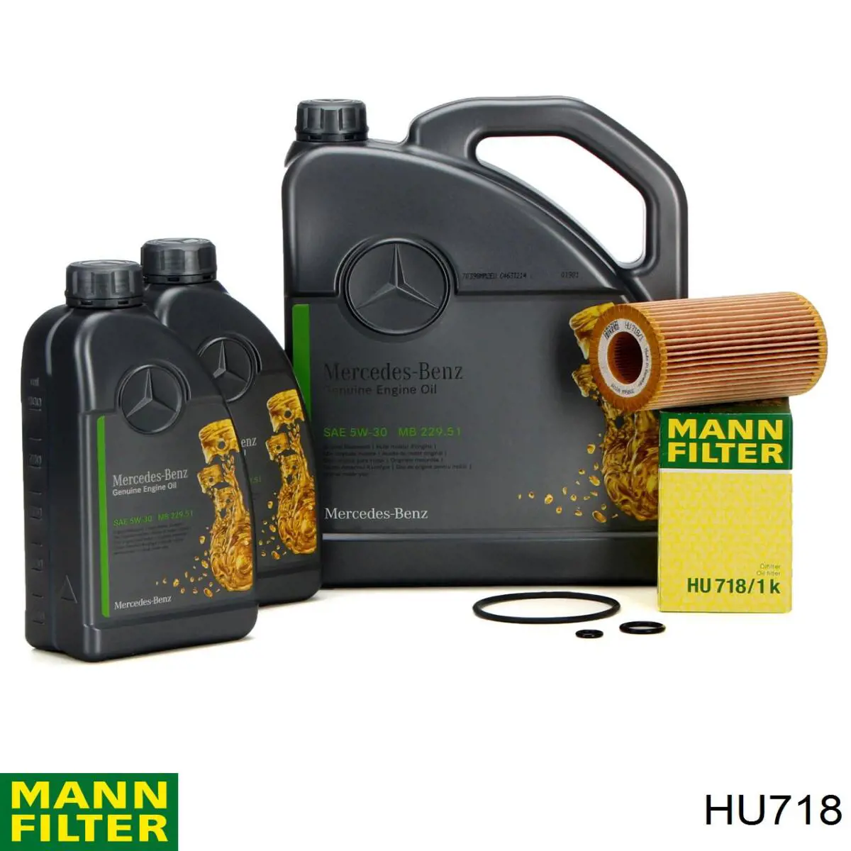 Купити HU718 Mann-Filter Фільтр очищення масла відцентровий
