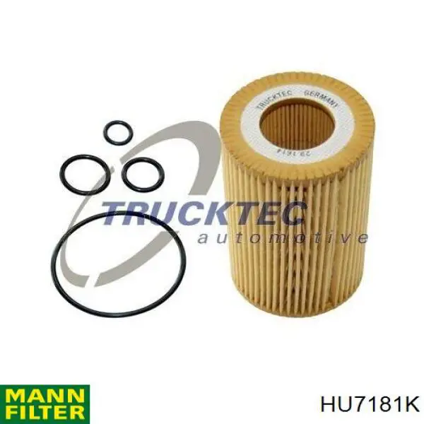 HU7181K Mann-Filter Фільтр масла