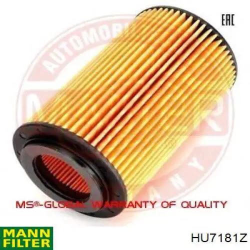 Купити HU7181Z Mann-Filter Фільтр очищення масла відцентровий