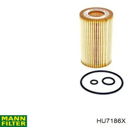 HU7186X Mann-Filter фільтр масляний