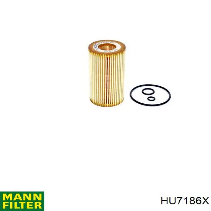 HU7186X Mann-Filter Фільтр масла