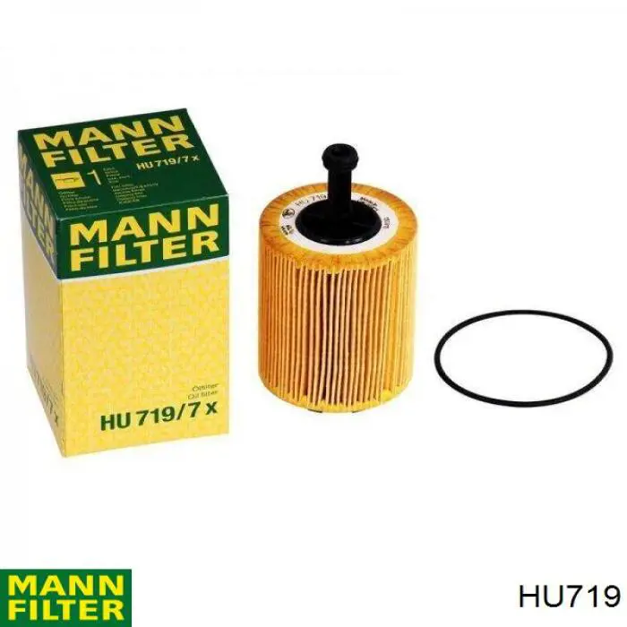 Масляний фільтр двигуна Mann-Filter HU719 ціна, від 5.06 USD