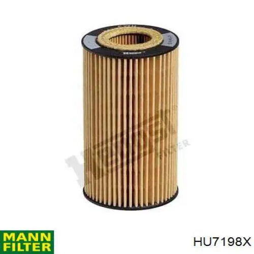 Масляний фільтр двигуна Mann-Filter HU7198X ціна, від 9.16 USD