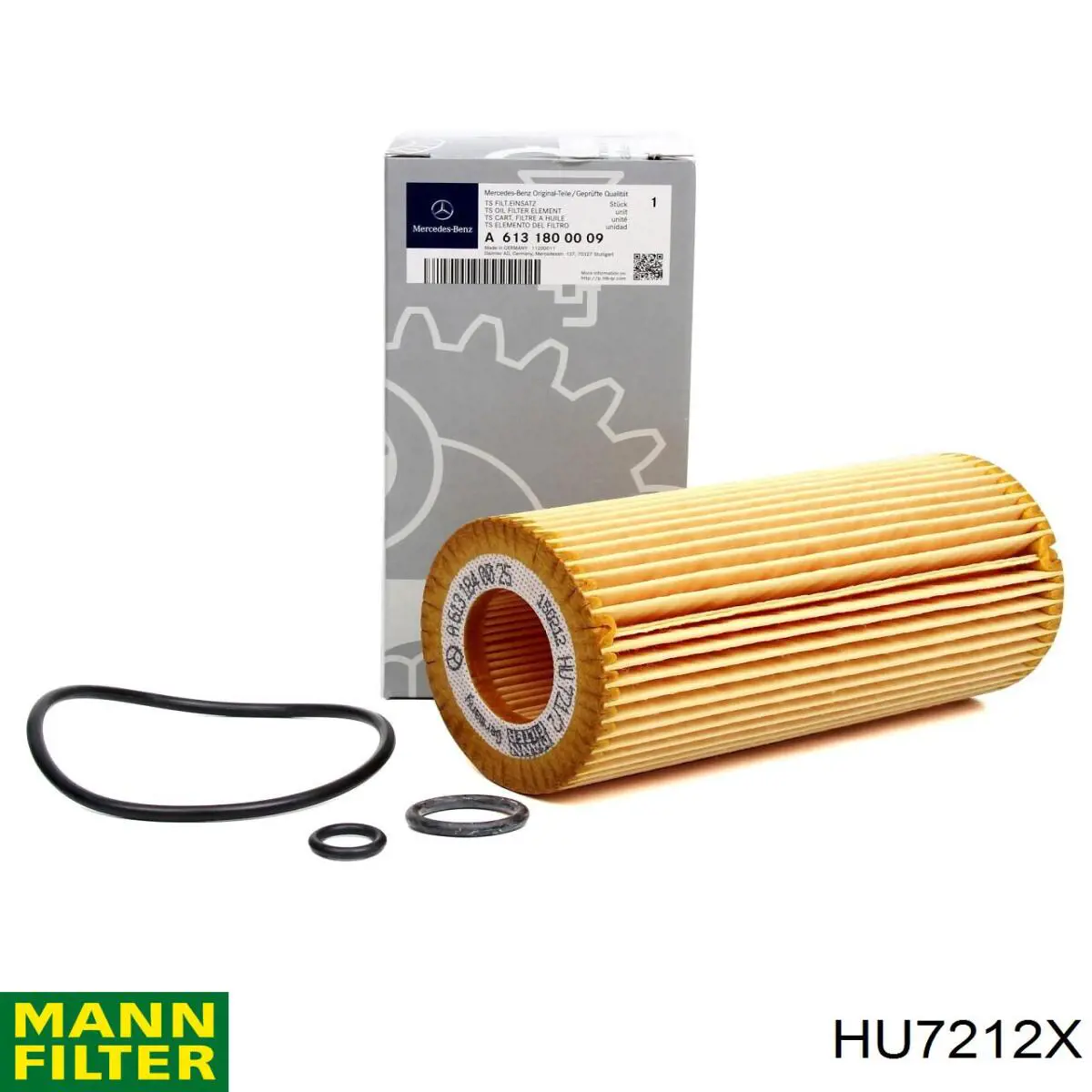 Масляний фільтр двигуна Mann-Filter HU7212X ціна, від 9.20 USD