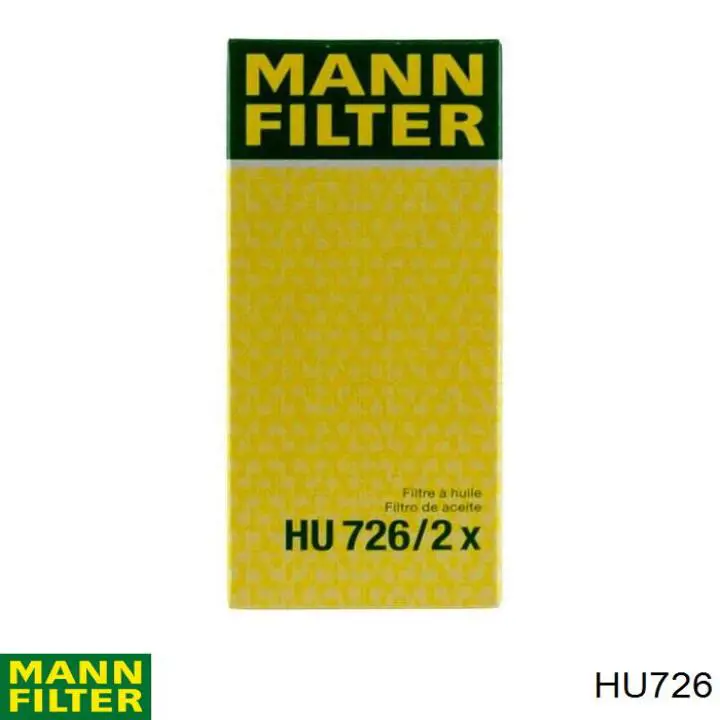 Купити HU726 Mann-Filter Фільтр очищення масла відцентровий