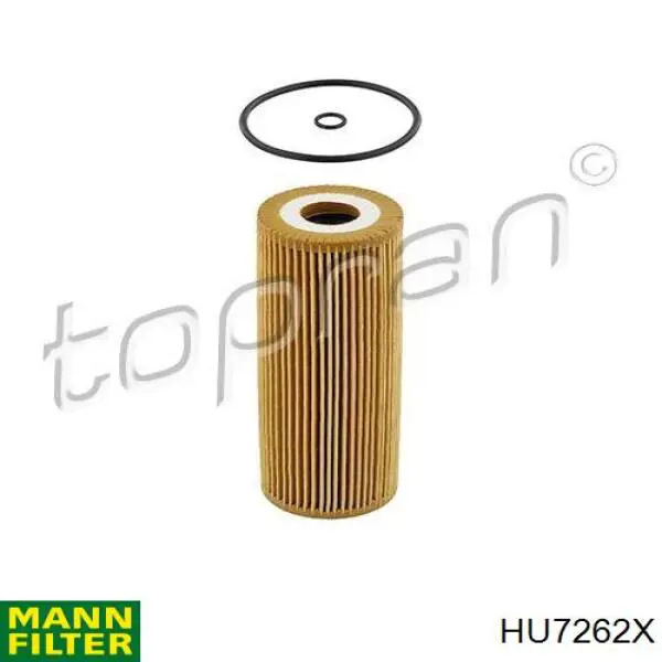Масляний фільтр двигуна Mann-Filter HU7262X ціна, від 6.07 USD