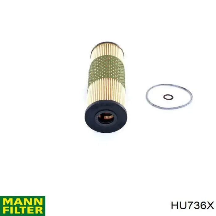 Масляний фільтр двигуна Mann-Filter HU736X ціна, від 18.75 USD