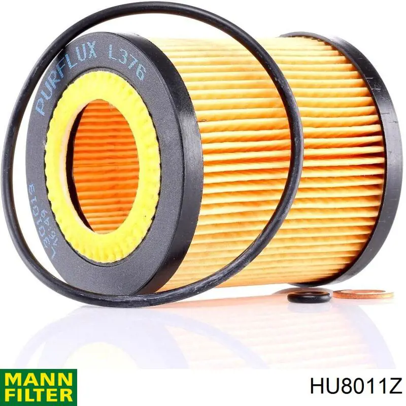 Масляний фільтр двигуна Mann-Filter HU8011Z ціна, від 17.01 USD
