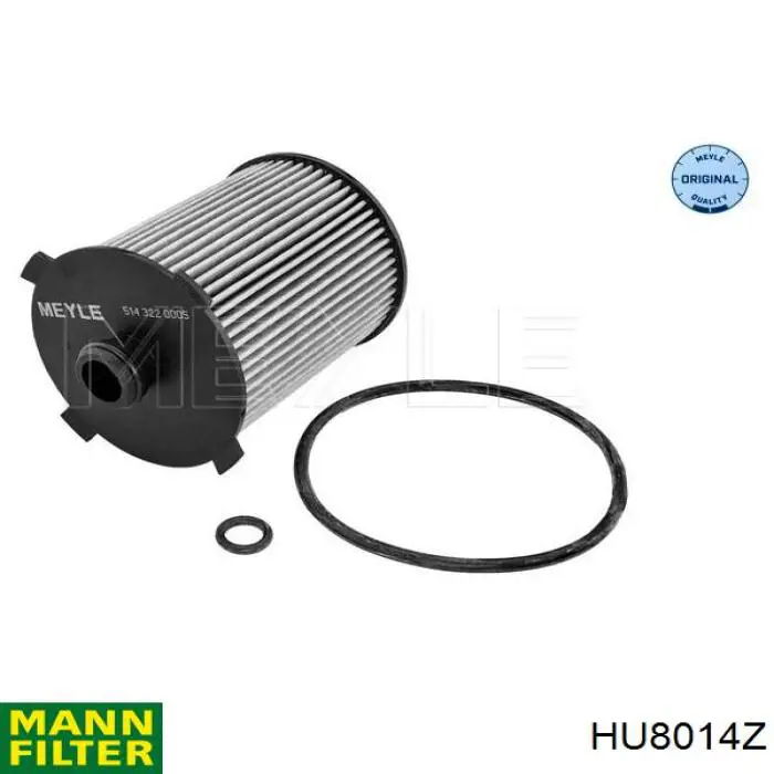 Масляний фільтр двигуна Mann-Filter HU8014Z ціна, від 11.04 USD