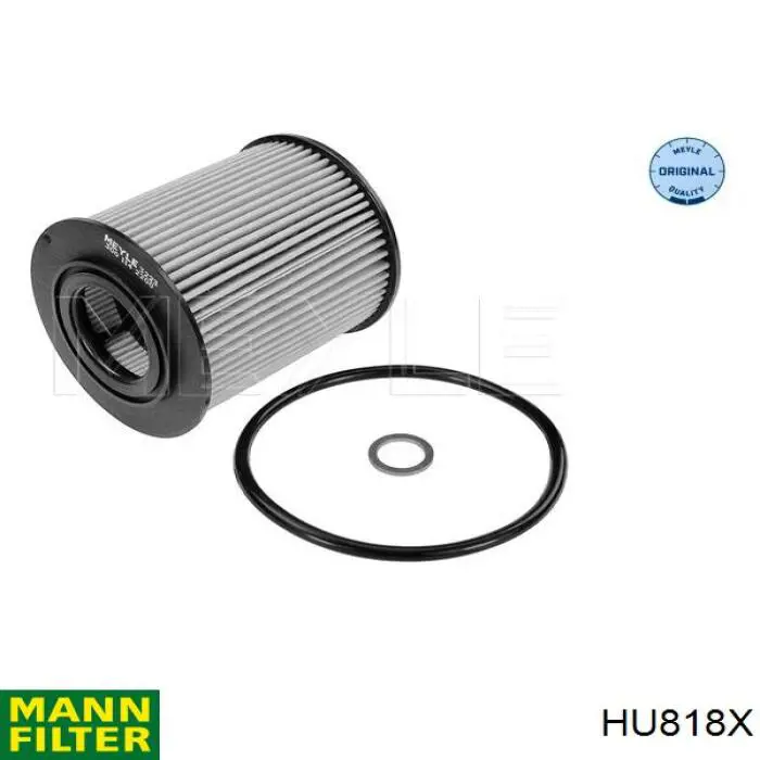 Купити HU818X Mann-Filter Фільтр очищення масла відцентровий