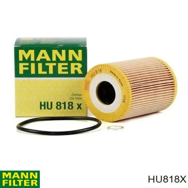 HU818X Mann-Filter фільтр масляний