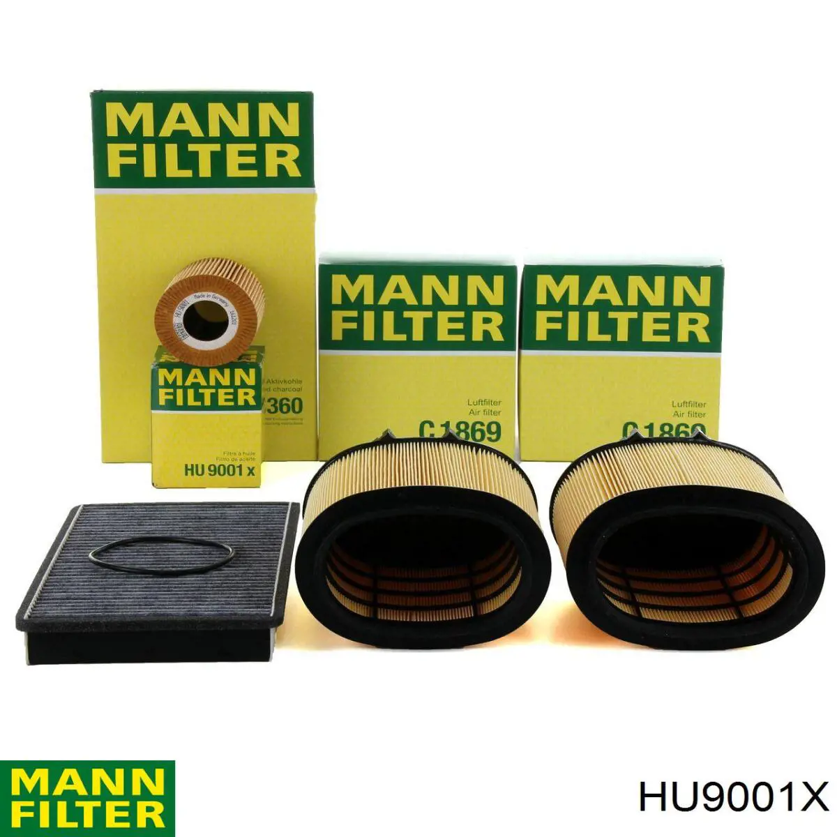 HU9001X Mann-Filter фільтр масляний