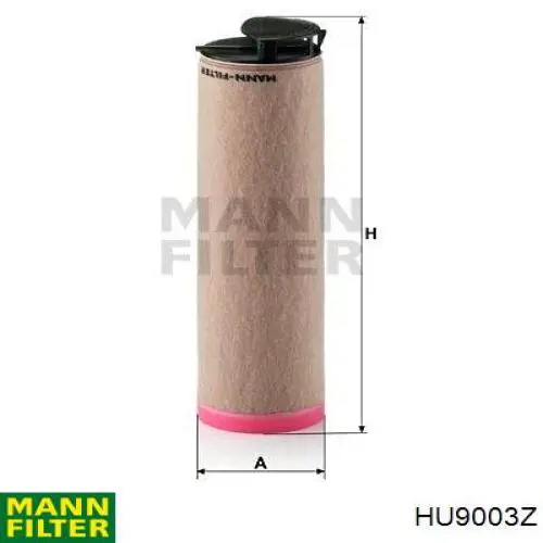 Фільтр масляний HU9003Z Mann-Filter