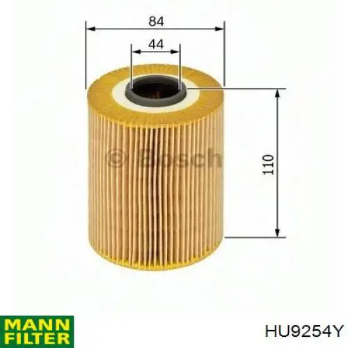 Фільтр масляний HU9254Y Mann-Filter