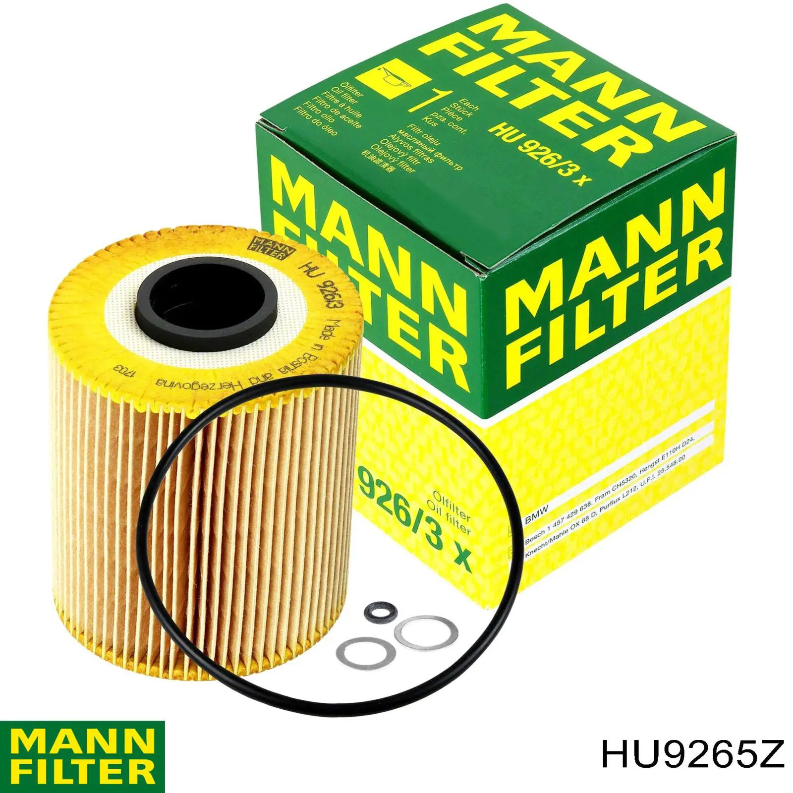 Купити HU9265Z Mann-Filter Фільтр очищення масла відцентровий